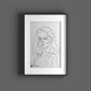 Personalized Poster in One Line Art - Convert photo to line drawing